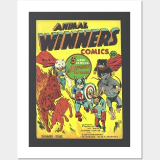 ANIMAL WINNERS #1 Posters and Art